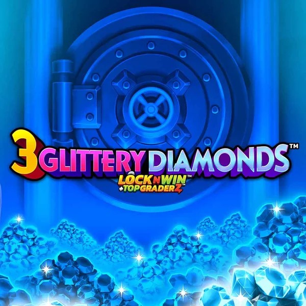Enjoy 3 Glittery Diamonds by PearFiction Studios – logo hosted on magnetic-slotss.fi