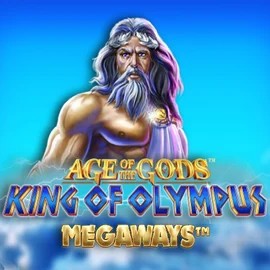 Age Of The Gods: King of Olympus Megaways online game logo by Origins on magnetic-slotss.fi