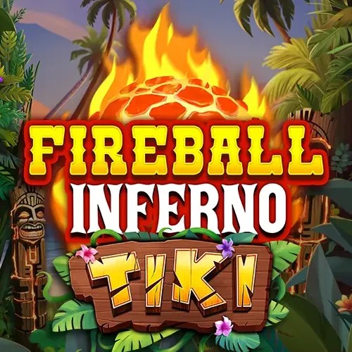 Fireball Inferno Tiki logo by NetEnt at Magneticslots Casino