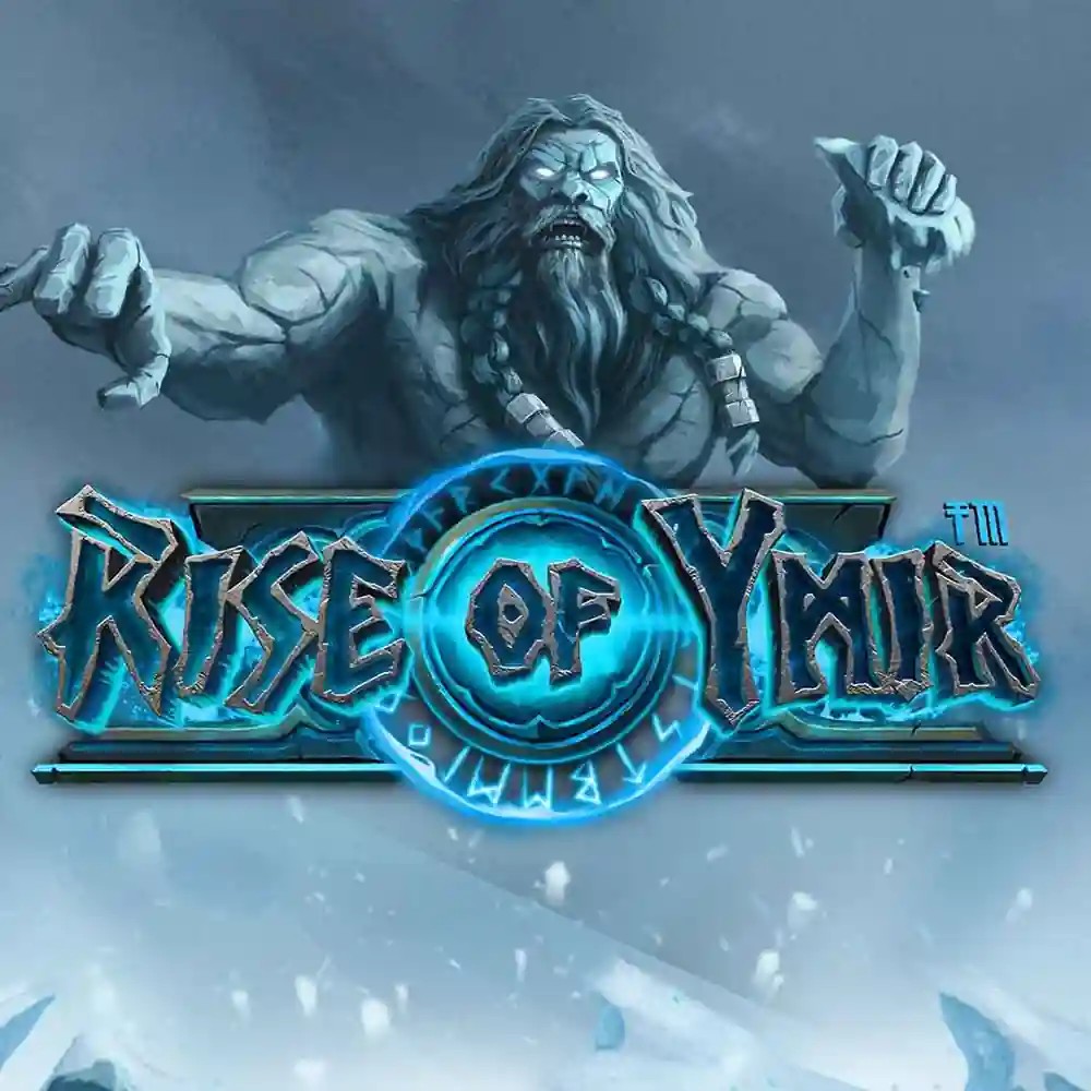 Slots logo of Rise of Ymir from Hacksaw Gaming at Magneticslots Casino
