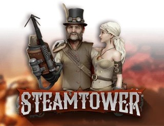 Slots logo of Steam Tower Slot from NetEnt at Magneticslots Casino