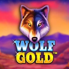Wolf Gold slot logo by Pragmatic Play at Magneticslots Casino